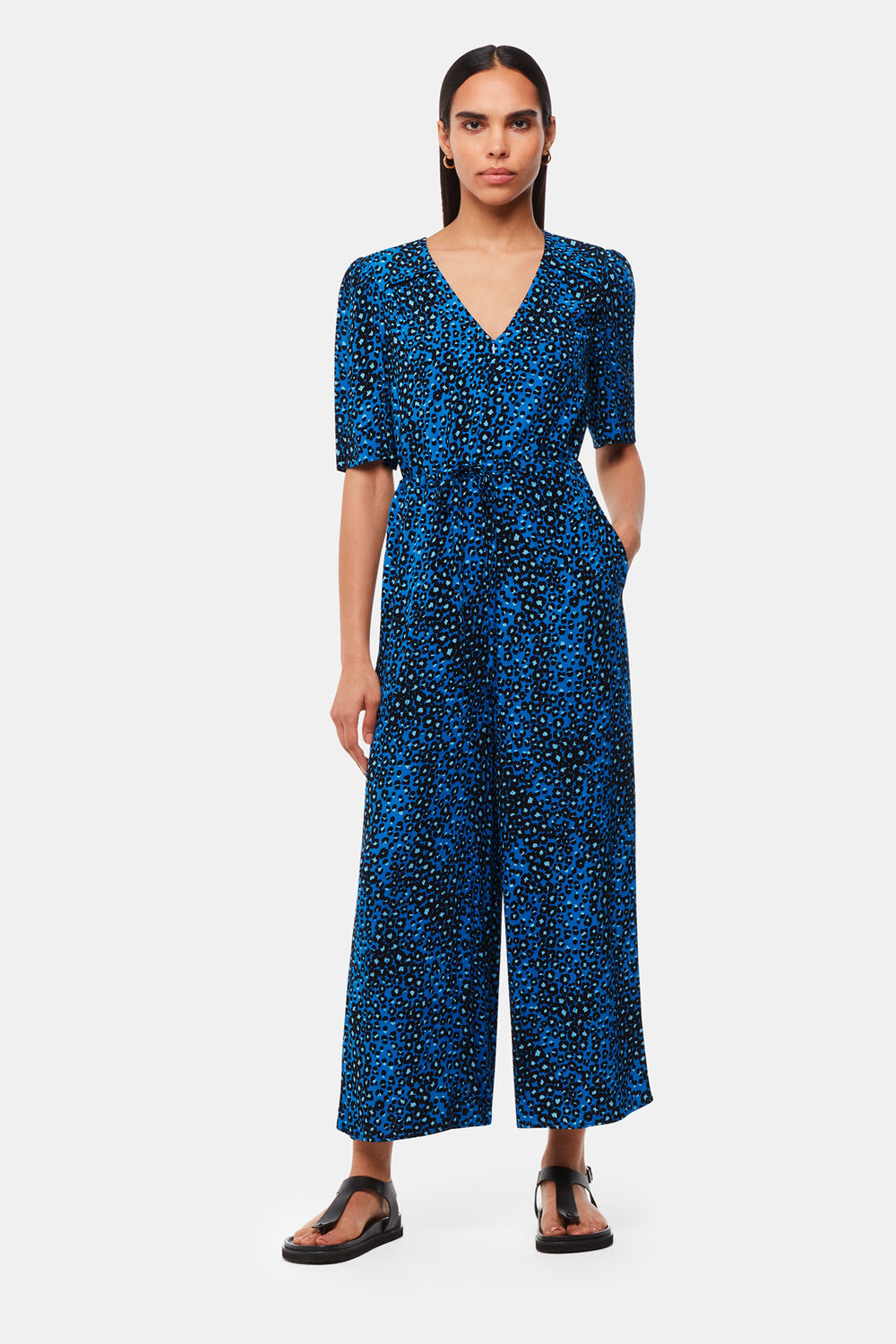 Painted Leopard Jumpsuit